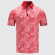 men's floral patterns polo shirt